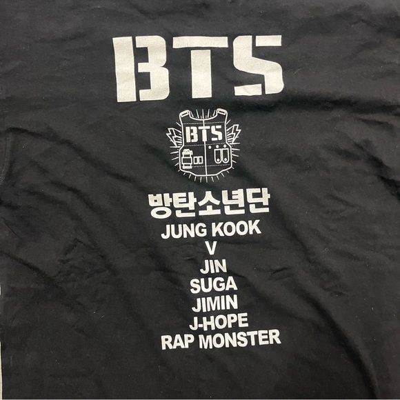 BTS J-Hope 94 Womens Large Black In Bloom Concert SOFT Cotton - Picture 6 of 6